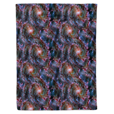 Nebula Swirl Fleece Blanket 60x80