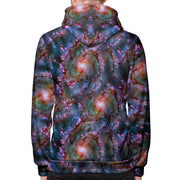 Nebula Swirl Pullover Hoodie Back