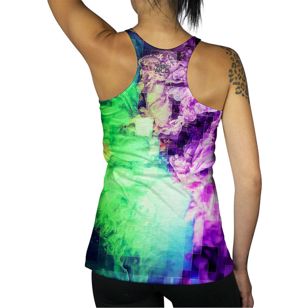 Pixel Matrix Vibe Wild Racerback Tank back body