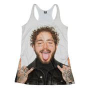 Posty Post Malone Face Tank Top