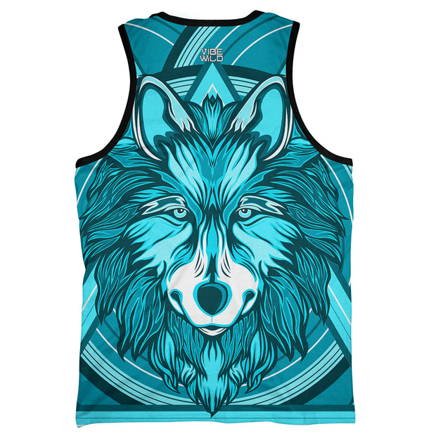 Prizm Wolf Men's Tank Top Back