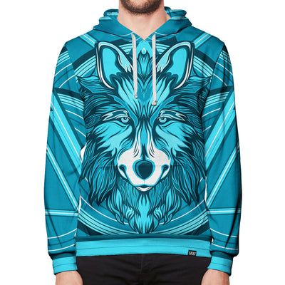 Prizm Wolf Pullover Hoodie Front
