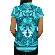 Prizm Wolf Women's Tee Back