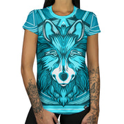 Vibe Wild Prizm Wolf Women's Tee Front