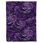 Vibe Wild Purple Hurricane Fleece Blanket 60x80