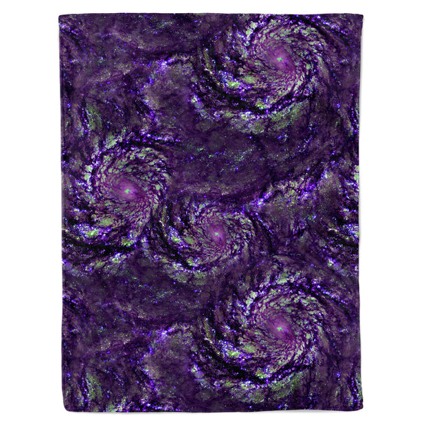 Vibe Wild Purple Hurricane Fleece Blanket 60x80