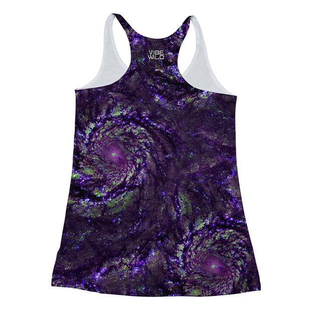 Purple Hurricane Racerback Tank back