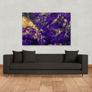 purple and gold wall art canvas sam jeans
