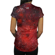 Red Galaxy Craters Women's Tee Back