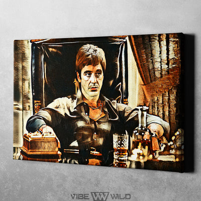 Scarface Canvas Art Painting