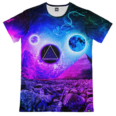 Space Pyramid Men's Tee Front Vibe Wild