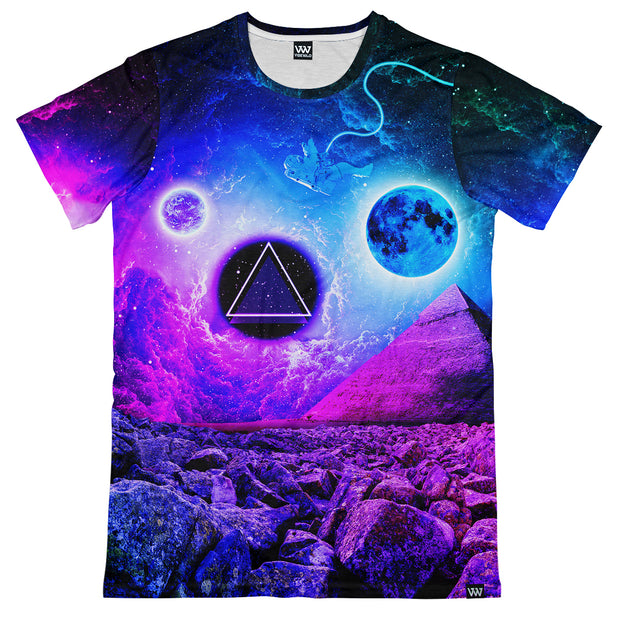 Space Pyramid Men's Tee Front Vibe Wild