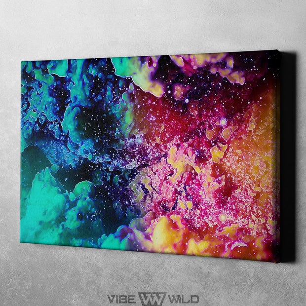 Starfield Abstract Canvas Art Wall Decor