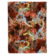 Tangerine Webs Fleece Blanket 60x80