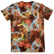 Vibe Wild Tangerine Webs Men's Tee Back