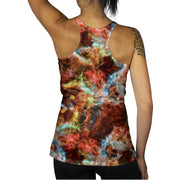 Tangerine Webs Racerback Tank back body