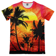 Tropical Punch Sunset Men's Tee Front