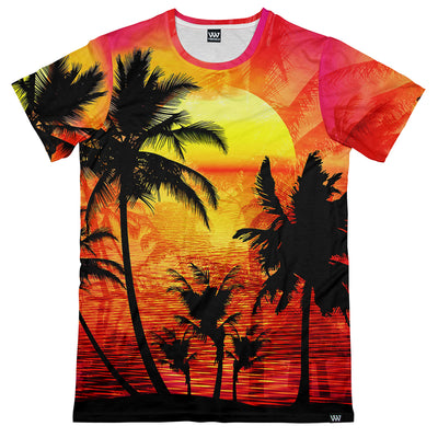 Tropical Punch Sunset Men's Tee Front