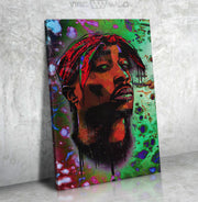 Tupac Canvas Wall Art Painting