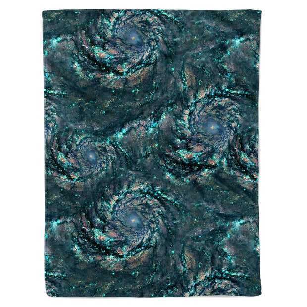 Turquoise Granite Fleece Blanket 60x80