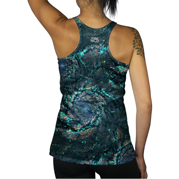 Turquoise Granite Racerback Tank back body