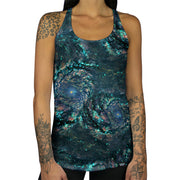 Turquoise Granite Racerback Tank front