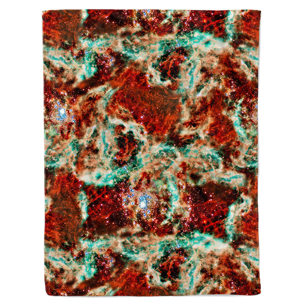 Turquoise Rivers Fleece Blanket 60x80