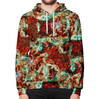 Vibe Wild Turquoise Rivers Pullover Hoodie Front