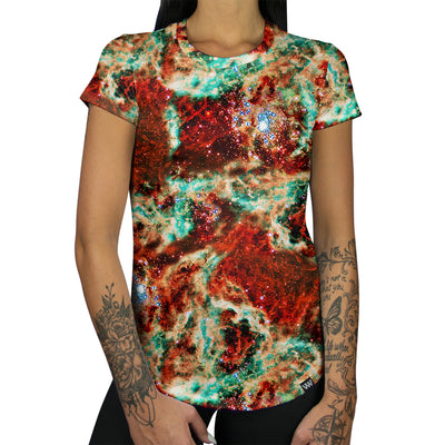 Turquoise Rivers Women's Tee Front