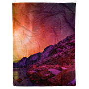 Velvet Snowcaps Fleece Blanket 60x80 Vibe Wild