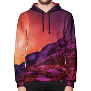 Velvet Snowcaps Northern Lights Pullover Hoodie Front