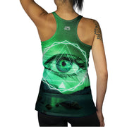 Viridian Third Eye Racerback Tank back body