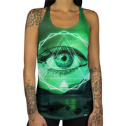 Viridian Third Eye Racerback Tank front