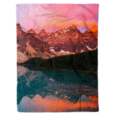Vivid Mountain Fleece Blanket