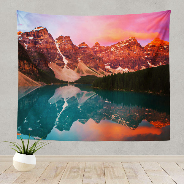 Vivid Mountain Tapestry Wall Art Decor